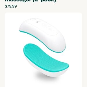 White and Teal Massager